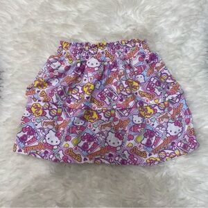 HELLO KITTY SANRIO PINK PURPLE RUFFLE SKIRT SUMMER SPRING